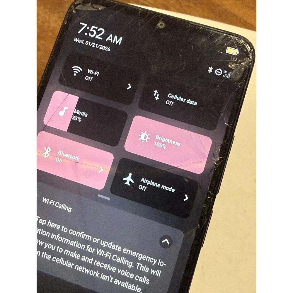 T-Mobile TCL K23 /8MP/32Gb/3Gb RAM Storm Gray Prepaid Phone-(parts Phone)